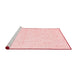 Contemporary Red Washable Rugs