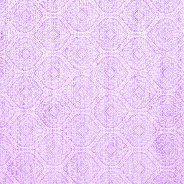 Square Abstract Purple Contemporary Rug, con261pur