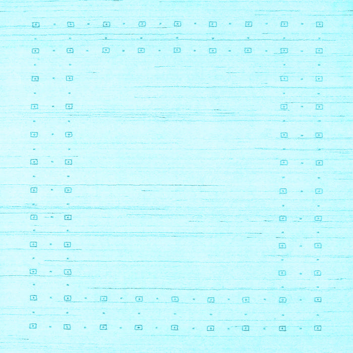 Square Solid Light Blue Modern Rug, con2620lblu