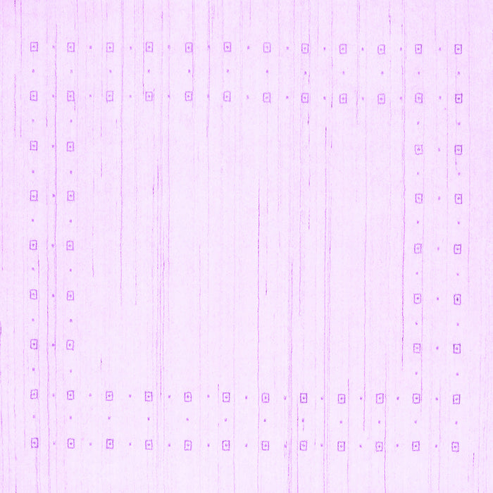 Square Machine Washable Solid Purple Modern Area Rugs, wshcon2620pur