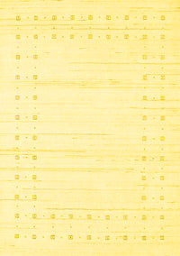 Solid Yellow Modern Rug, con2620yw