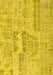 Patchwork Yellow Transitional Rug, con2621yw