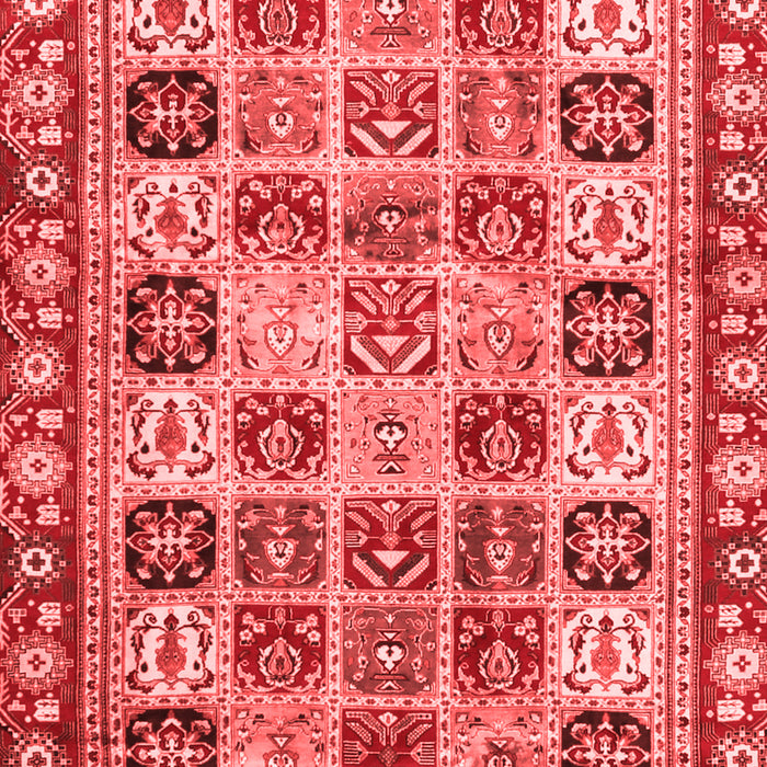 Machine Washable Southwestern Red Country Rug, wshcon2622red