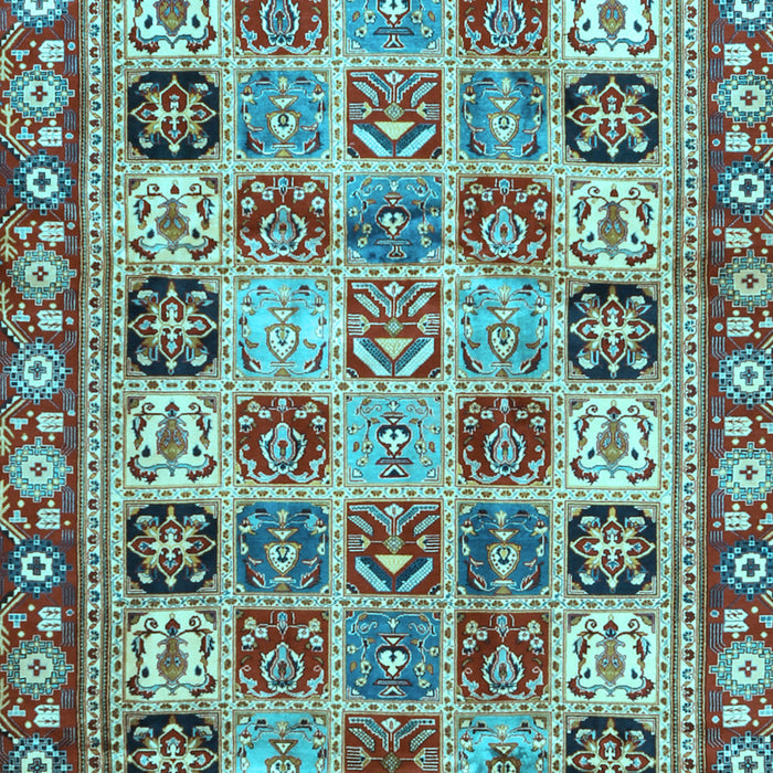 Southwestern Light Blue Country Rug, con2622lblu
