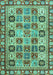 Southwestern Turquoise Country Rug, con2622turq