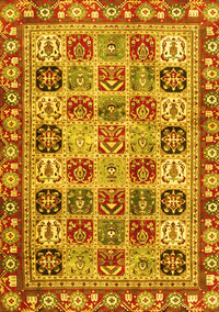 Southwestern Yellow Country Rug, con2622yw