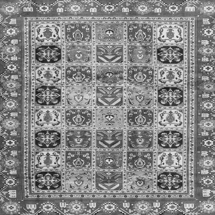 Serging Thickness of Southwestern Gray Country Rug, con2622gry