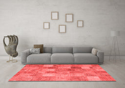 Transitional Red Washable Rugs