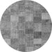 Square Patchwork Gray Transitional Rug, con2624gry