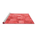 Transitional Red Washable Rugs