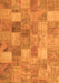 Serging Thickness of Machine Washable Patchwork Orange Transitional Area Rugs, wshcon2624org