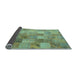 Sideview of Patchwork Light Blue Transitional Rug, con2624lblu