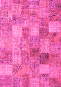 Patchwork Pink Transitional Rug, con2624pnk