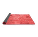 Patchwork Red Transitional Area Rugs