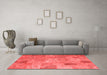 Transitional Red Washable Rugs