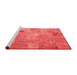 Transitional Red Washable Rugs