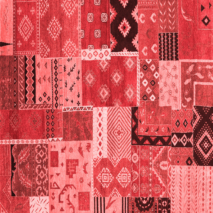 Machine Washable Southwestern Red Country Rug, wshcon2626red