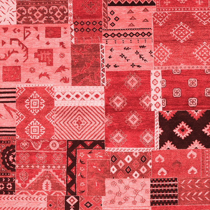 Machine Washable Southwestern Red Country Rug, wshcon2626red
