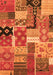 Serging Thickness of Machine Washable Southwestern Orange Country Area Rugs, wshcon2626org