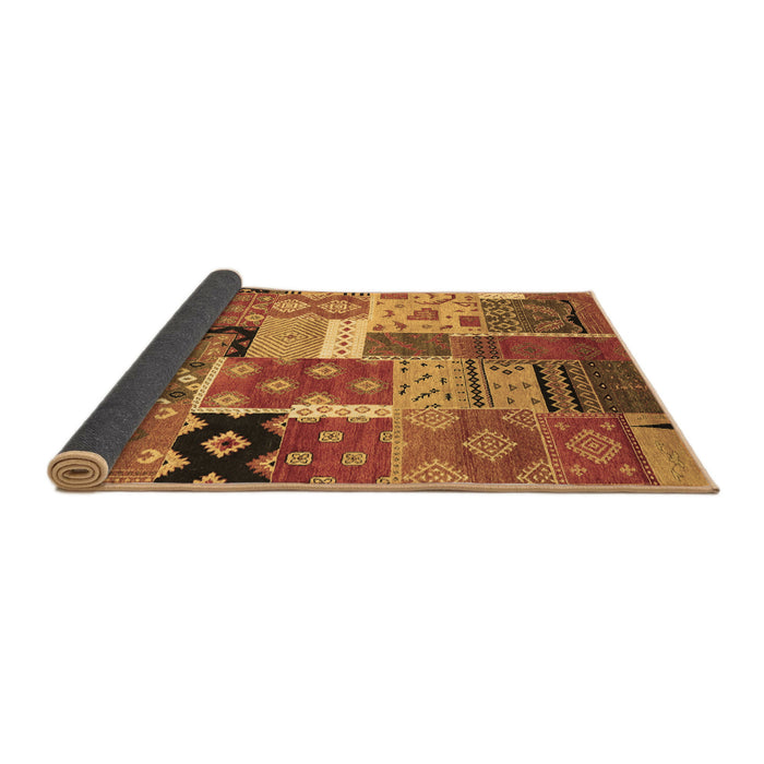 Sideview of Southwestern Brown Country Rug, con2626brn