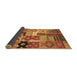 Sideview of Southwestern Brown Country Rug, con2626brn