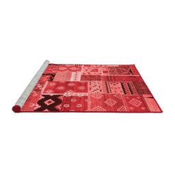 Country Red Washable Rugs