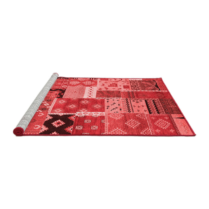 Country Red Washable Rugs