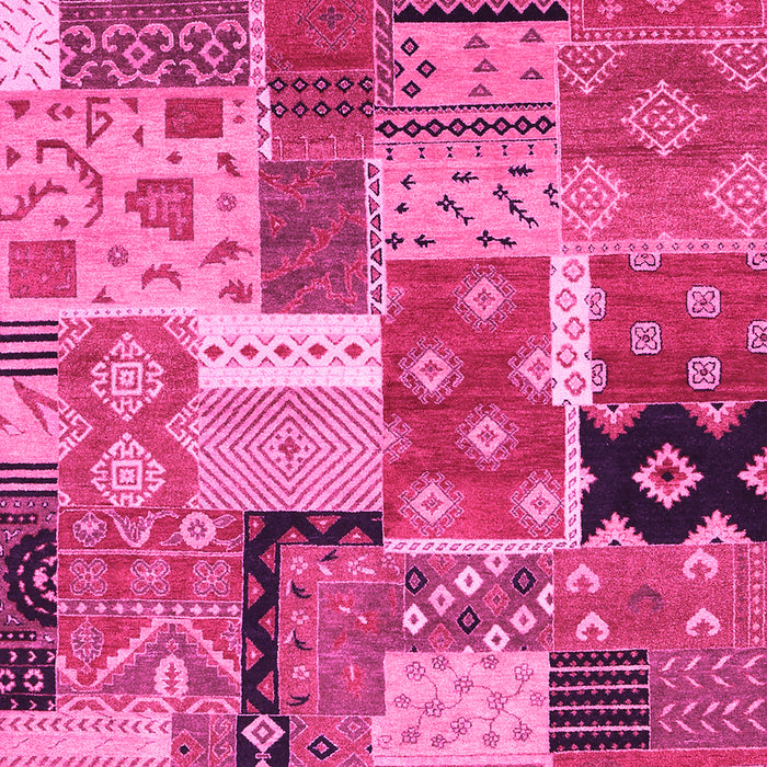 Machine Washable Southwestern Pink Country Rug, wshcon2626pnk