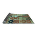 Sideview of Southwestern Light Blue Country Rug, con2626lblu