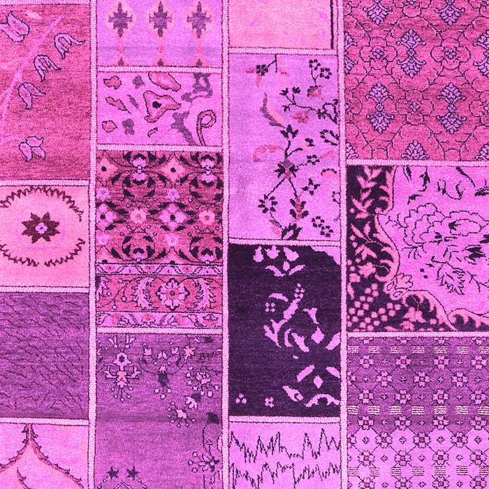 Patchwork Pink Transitional Rug, con2627pnk