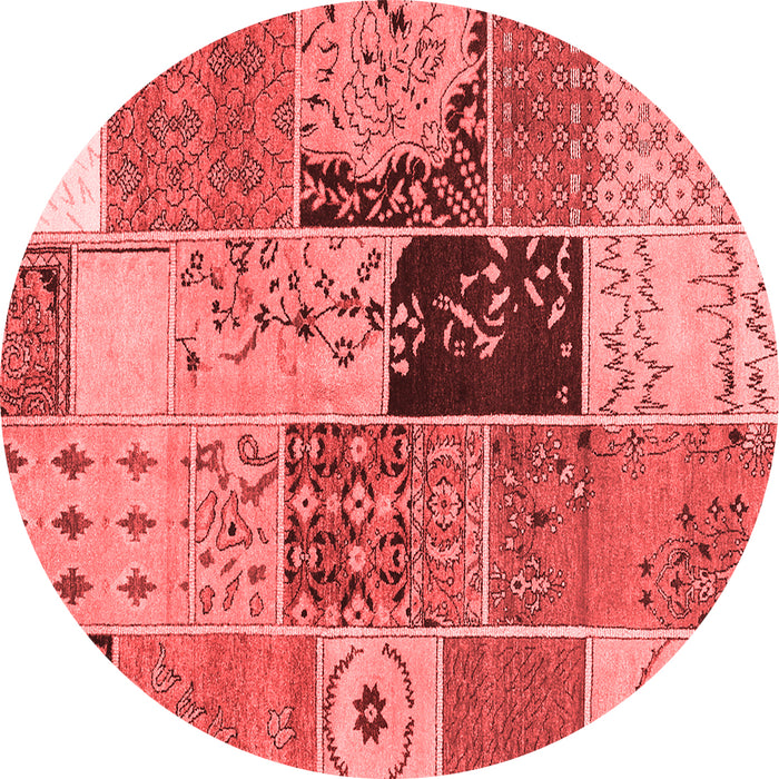 Patchwork Red Transitional Rug, con2627red