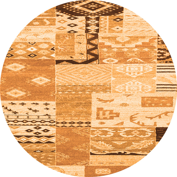 Machine Washable Southwestern Orange Country Area Rugs, wshcon2628org
