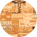 Machine Washable Southwestern Orange Country Area Rugs, wshcon2628org