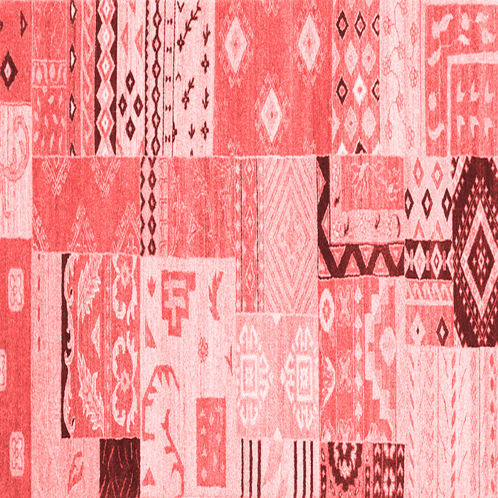 Machine Washable Southwestern Red Country Rug, wshcon2628red