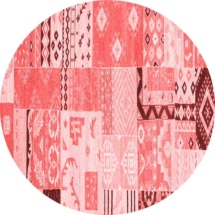 Machine Washable Southwestern Red Country Rug, wshcon2628red
