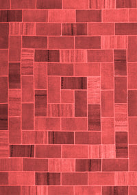 Patchwork Red Transitional Rug, con2629red