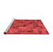 Transitional Red Washable Rugs