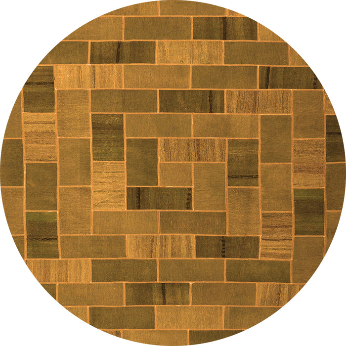 Machine Washable Patchwork Orange Transitional Area Rugs, wshcon2629org