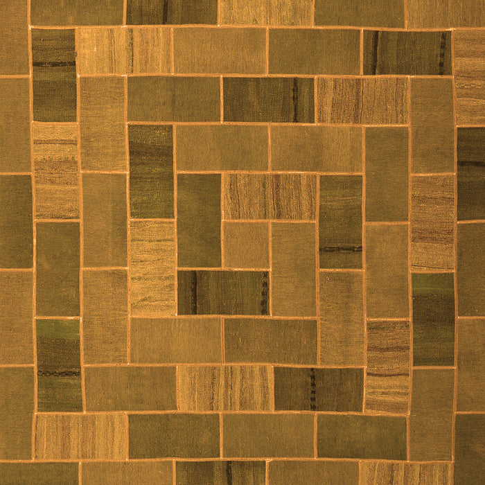 Serging Thickness of Machine Washable Patchwork Orange Transitional Area Rugs, wshcon2629org