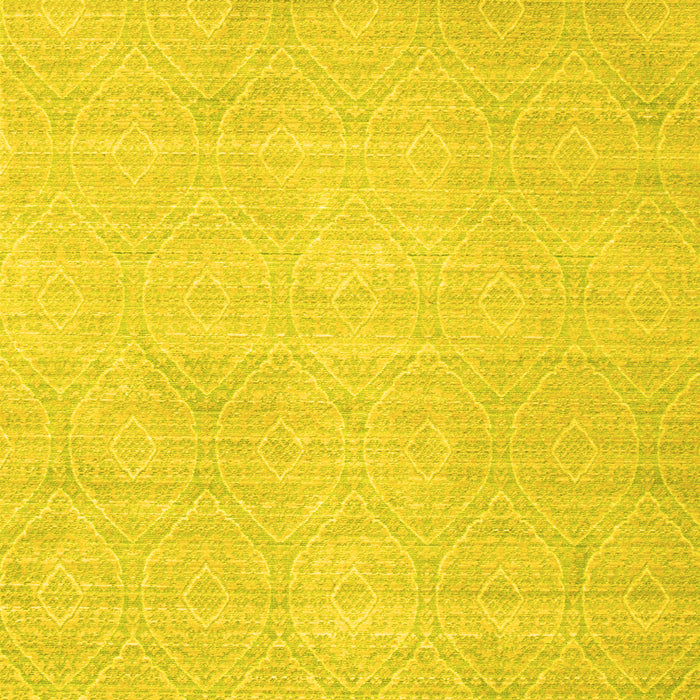 Abstract Yellow Contemporary Rug, con262yw