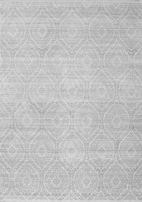 Abstract Gray Contemporary Rug, con262gry