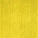 Square Machine Washable Abstract Yellow Contemporary Rug, wshcon262yw