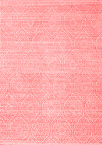 Abstract Red Contemporary Rug, con262red