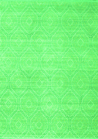 Abstract Green Contemporary Rug, con262grn