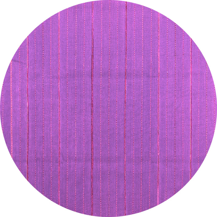 Round Machine Washable Abstract Pink Contemporary Rug, wshcon2630pnk