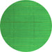 Machine Washable Abstract Green Contemporary Area Rugs, wshcon2630grn