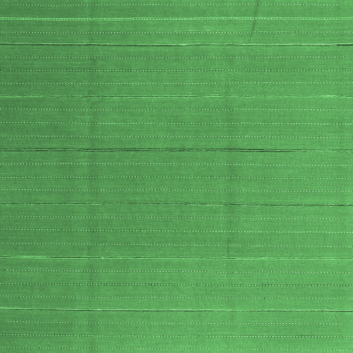 Square Machine Washable Abstract Emerald Green Contemporary Area Rugs, wshcon2630emgrn