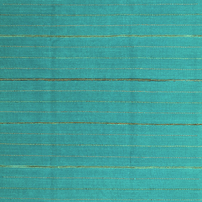 Machine Washable Abstract Turquoise Contemporary Area Rugs, wshcon2630turq