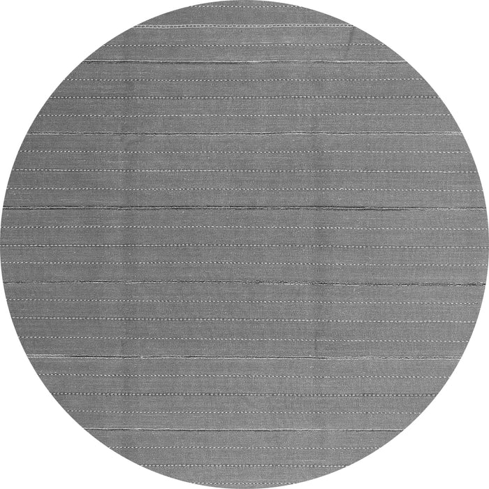 Square Abstract Gray Contemporary Rug, con2630gry