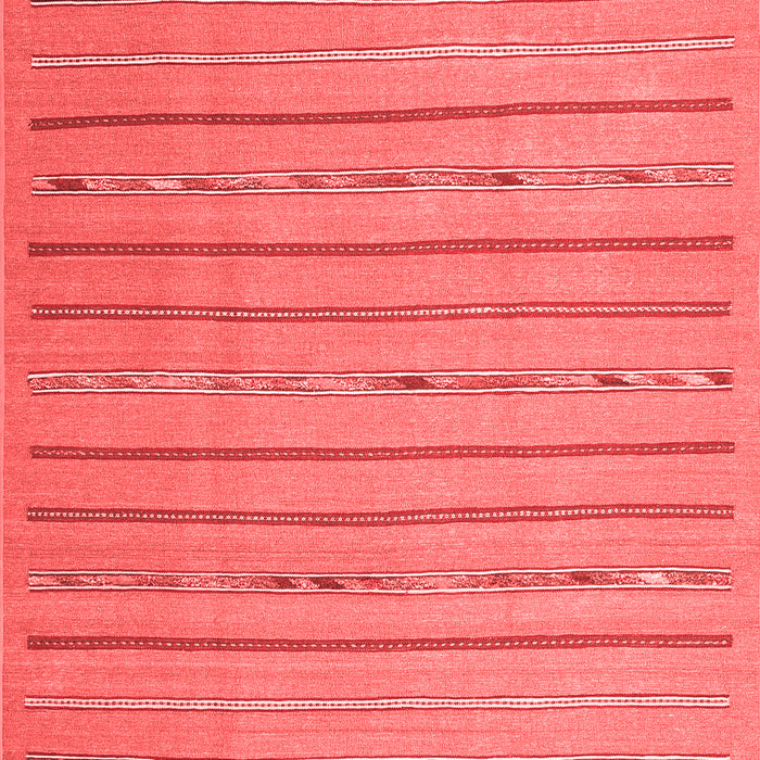 Machine Washable Abstract Red Contemporary Rug, wshcon2631red